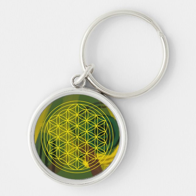 flower of life keychain (Front)