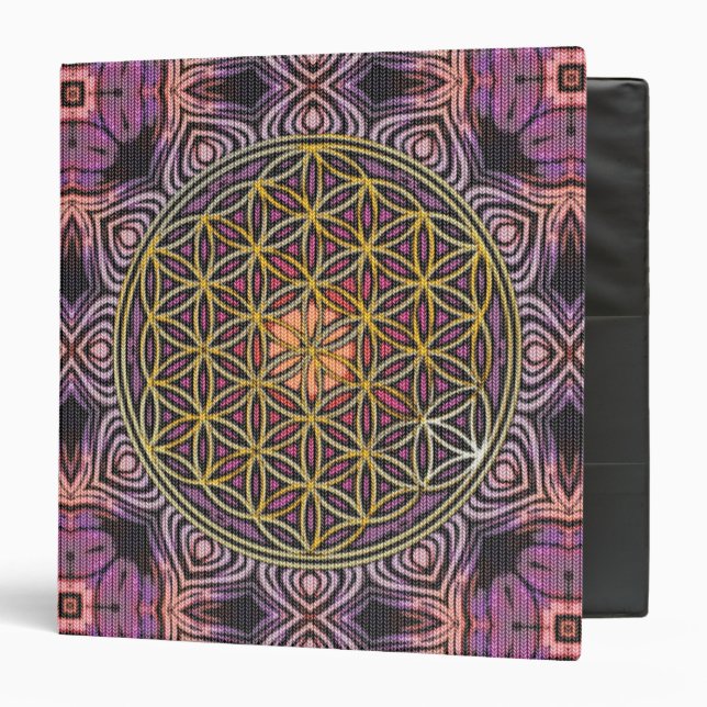 Flower Of Life - knitting seamless pattern V Binder (Front/Inside)