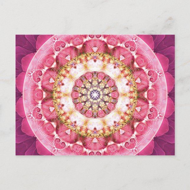 Flower of Life Mandala 5 Cards (Front)
