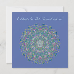 Flower Of Life - Mandala India Style 1 Invitation