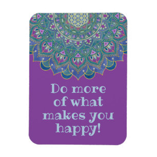 Flower Of Life - Mandala India Style 1 Magnet