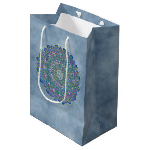 Flower Of Life - Mandala India Style 1 Medium Gift Bag