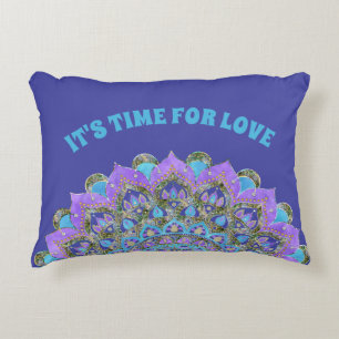 Flower Of Life - Mandala India Style 2 Accent Pillow