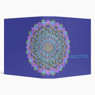 Flower Of Life - Mandala India Style 2 Binder