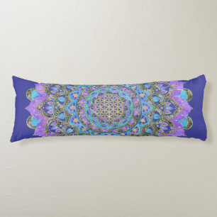 Flower Of Life - Mandala India Style 2 Body Pillow