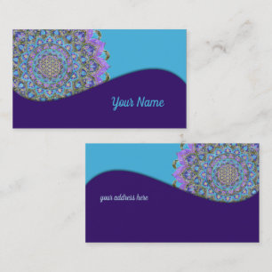 Flower Of Life - Mandala India Style 2 Business Card