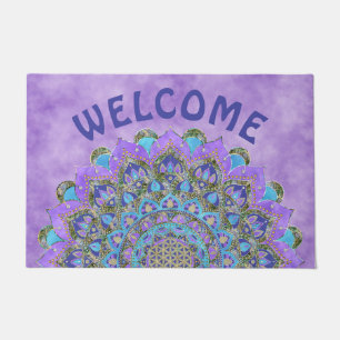 Flower Of Life - Mandala India Style 2 Doormat