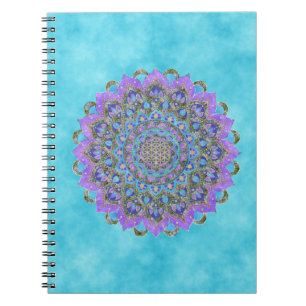 Flower Of Life - Mandala India Style 2 Notebook