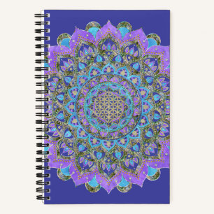 Flower Of Life - Mandala India Style 2 Notebook