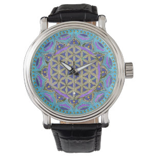 Flower Of Life - Mandala India Style 2 Watch