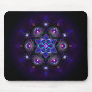 Flower Of Life Mandala Mouse Pad