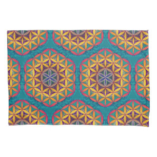 Flower of Life Mandala Pillowcase