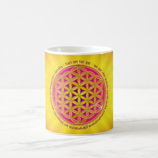 Flower Of Life / Moola Mantra Coffee Mug (Center)