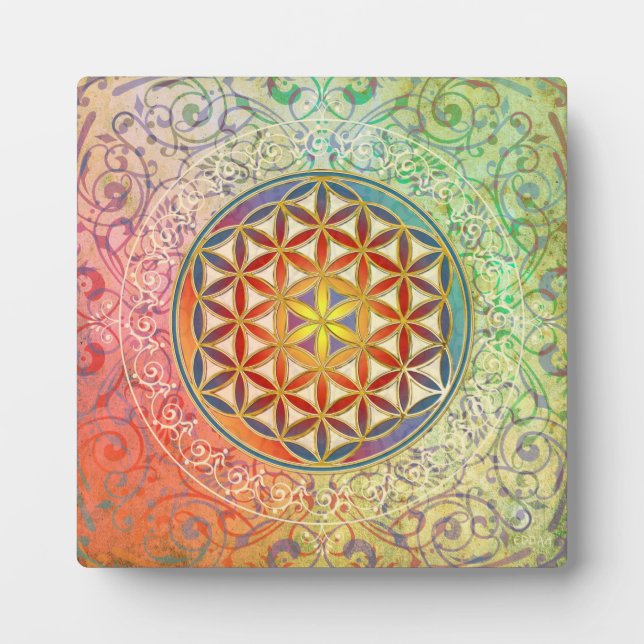 Flower of Life - Ornament I Plaque (Front)