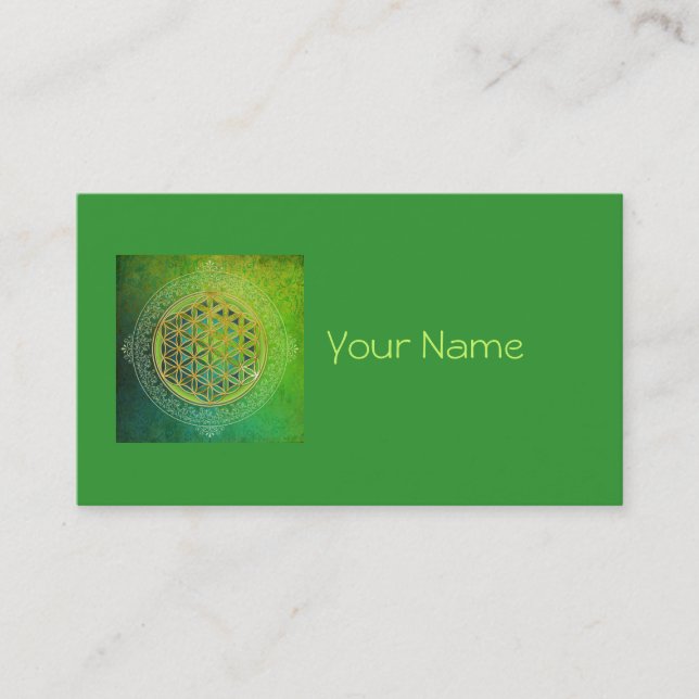 Flower of Life - Ornament II Business Card (Front)