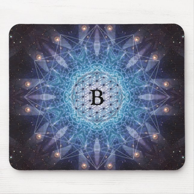 Flower of Life / Personalized Spiritual Gift Mouse Pad (Front)