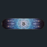 Flower of Life / Personalized Spiritual Gift Skateboard<br><div class="desc">Flower of Life / Blume des Lebens Holy Universe Personalized Spiritual Gift. Personalize it with recipient's initial/name or customize it further if you like to change the font, size, & colour of the text as well as move the text. Or delete the text if you'd rather have it without. Flower...</div>