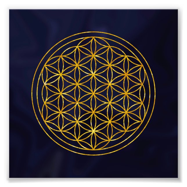 flower of life photo print (Front)