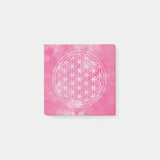 Flower of life post-it notes