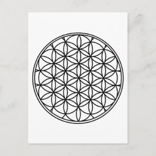 Flower of Life Postcard