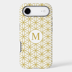 Flower of Life Ptn (Personalized) – Gold on White