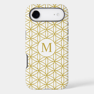 Flower of Life Ptn (Personalized) – Gold on White