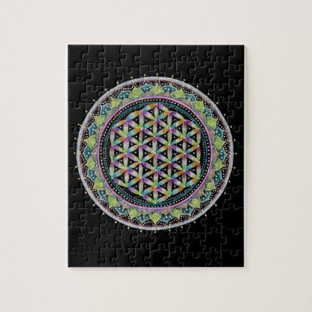 Flower of Life Puzzle (Vertical)