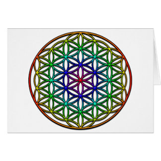 Flower of Life (rainbow) sacred geometry symbol
