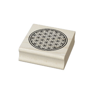 Flower of Life Rubber Stamp