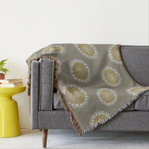 FLOWER OF LIFE - Sacred Geometrie Light 1 Throw Blanket