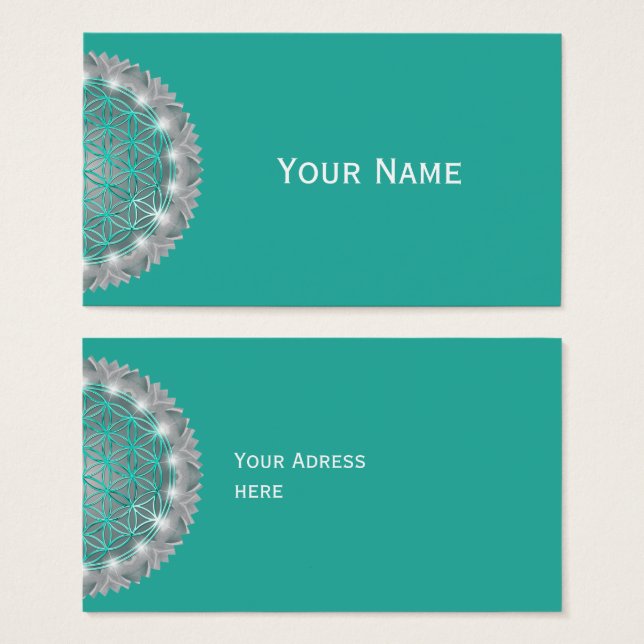 FLOWER OF LIFE - Sacred Geometrie Light 2 (Front & Back)