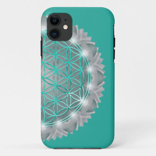 FLOWER OF LIFE - Sacred Geometrie Light 2 iPhone 11 Case