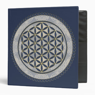 FLOWER OF LIFE - Sacred Geometrie Symbol Art 1 Binder