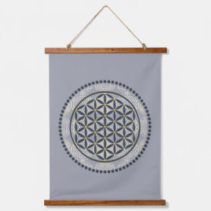 FLOWER OF LIFE - Sacred Geometrie Symbol Art 1 Hanging Tapestry