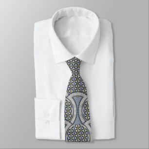 FLOWER OF LIFE - Sacred Geometrie Symbol Art 1 Tie