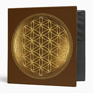 FLOWER OF LIFE - Sacred Geometry Medaillon 1 Binder