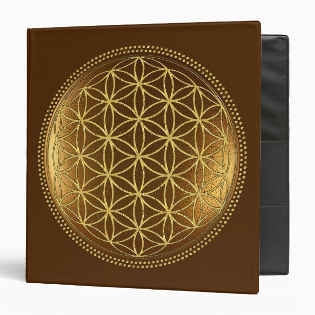 FLOWER OF LIFE - Sacred Geometry Medaillon 1 Binder (Front/Inside)