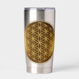 FLOWER OF LIFE - Sacred Geometry Medaillon 1 Insulated Tumbler
