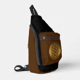 FLOWER OF LIFE - Sacred Geometry Medaillon 1 Sling Bag