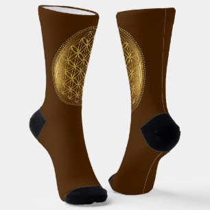FLOWER OF LIFE - Sacred Geometry Medaillon 1 Socks