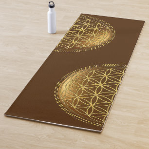 FLOWER OF LIFE - Sacred Geometry Medaillon 1 Yoga Mat