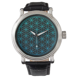 flower of life sacred geometry symbol ancient zen watch