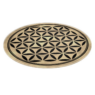 FLOWER OF LIFE - Sacred Geometry Symbol full 1 Cutting Board