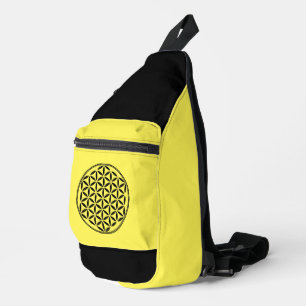 FLOWER OF LIFE - Sacred Geometry Symbol full 1 Sling Bag
