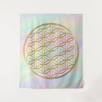 FLOWER OF LIFE - Sacred Geometry Symbol gold 2