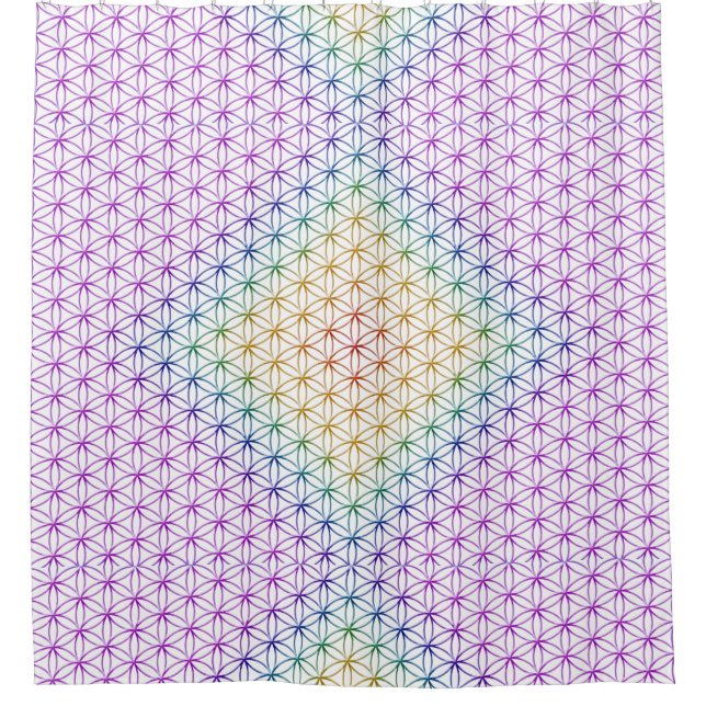 Flower Of Life - seamless pattern - chakras colour (Front)