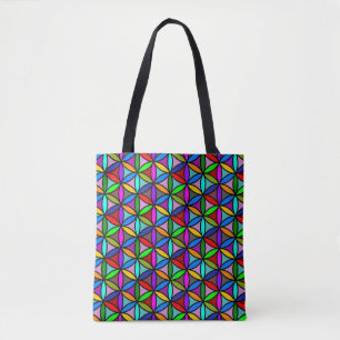 Flower of Life - seamless pattern - multi coloured Tote Bag