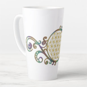 Flower Of Life - Spirals Ornaments 1 Latte Mug