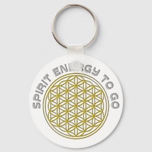 FLOWER OF LIFE - SPIRIT ENERGY TO GO KEYCHAIN