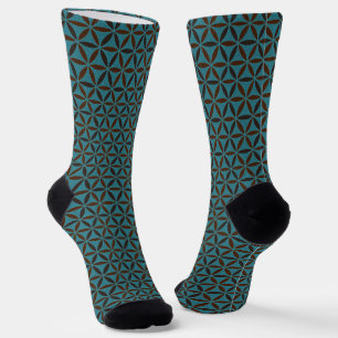 FLOWER OF LIFE - stamp pattern 2 Socks